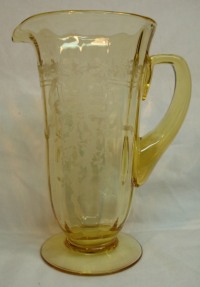 Fostoria #5000 Jug w/ #279 June Etch