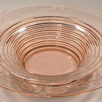 Fostoria #2362 Console Bowl w/ Unknown Cutting