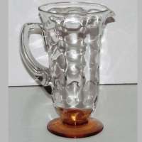 Fostoria #5000 Water Pitcher w/ Loop Optic