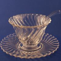 Fostoria #2412 Colony Mayonnaise Set