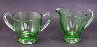 Fostoria #2375 Fairfax Creamer and Sugar
