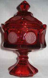 Fostoria #1372/162 Coin Wedding Bowl & Cover