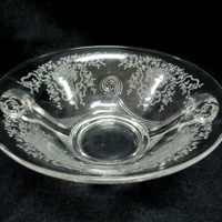 Fostoria #2356 Bowl w/ #325 Corsage Etch