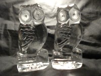 Fostoria #2615 Owl Bookends