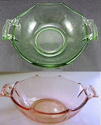 Fostoria #2375 Fairfax Whipped Cream Bowl w/ Square Handles