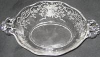 Fostoria #2440 Lafayette Bonbon  with Corsage Etch