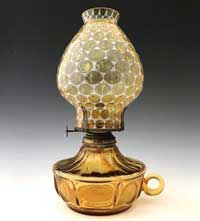 Fostoria #1372/310 Coin Courting Lamp
