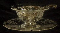 Fostoria #2496 Baroque Mayonnaise with Navarre Etching
