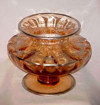 Fostoria #2397 Vase with Victoria Decoration