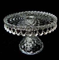 Fostoria #2056 American Round Footed Cake Stand