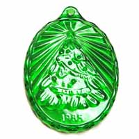 Fostoria Tree Christmas Ornament 1985