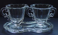 Fostoria #2630 Century Cream and Sugar with Tray