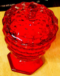 Fostoria #2056/036 Ruby Footed Candy