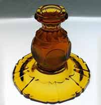 Fostoria #1372 Coin Tall Patio Oil Lamp Base