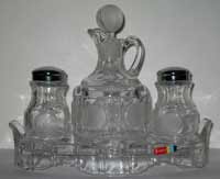 Fostoria #1372 Coin Condiment Set