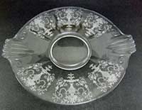 Fostoria #2470 Cake Plate with #311 Florentine Etch