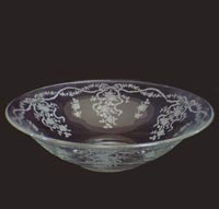 Fostoria #2375 Bowl with # 341 Romance Etch