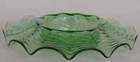 Fostoria #2393 Crimped Spiral Optic Console