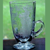 Fry Handled Ice Tea w/ Japanese Maid Etch