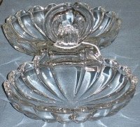 Heisey #1503 Crystolite 2 Part Handled Jelly