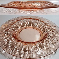 Heisey #1206 Swirl and Raindrop Console Bowl