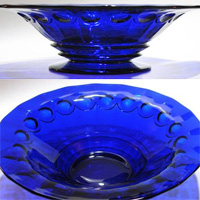 Heisey #1433 Thumbprint and Panel Bowl