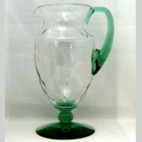 Heisey #3355 Fairacre / #3357 King Arthur Footed Jug