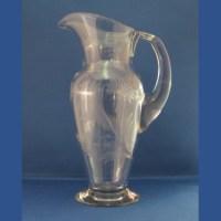 Heisey #4166 Balda Jug w/ Unknown Cutting