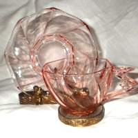 Heisey #1252 Twist Cup & Saucer