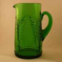 Heisey Winged Scroll Tankard Pitcher
