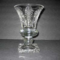 Heisey #5012 Vase w/ # 507 Orchid Etch