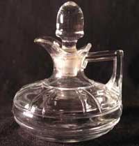 Heisey # 417  Double Rib and Panel Oil Cruet