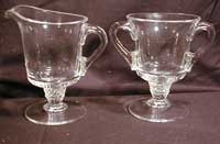 Heisey #1567 Plantation Cream and Sugar