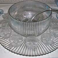 Heisey #1469 Ridgeleigh Punch Set