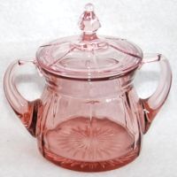 Heisey # 411 Tudor Creamer & Sugar
