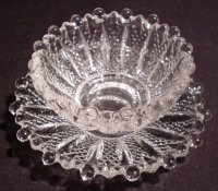 Heisey #1535 Diamond Line Individual Nut and Small Plate