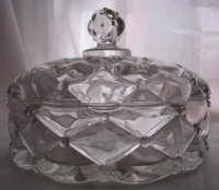 Heisey #1521 Quilt  Candy Dish