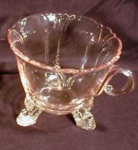 Heisey #1401 Empress Cream and Sugar