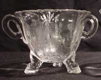 Heisey #1509 Queen Ann Dolphin Footed Cream & Sugar