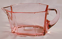 Heisey # 500 Octagon Cream and Sugar