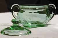 Heisey #1023 Yeoman Cream and Sugar