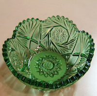 Heisey # 350 Pinwheel and Fan Bowl