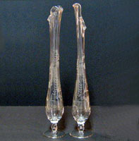 Heisey #1540 Lariat Swung Vases