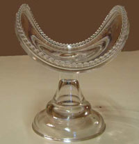Heisey #1225 Plain Band Cake Basket