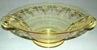 Heisey # 135  Empress Floral Bowl and Candlesticks