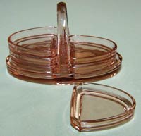 Heisey #1184 Bridge Smoking Set