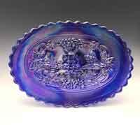 Imperial #   27/  58 Aurora Jewels Oval Windmill Plate