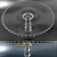Imperial # 400 Candlewick Pedestal Cake Plate