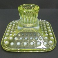Imperial #1886/285 Stamm House Dew Drop Opalescent Candleholders