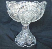 Imperial # 482 NuCut Footed Bowl